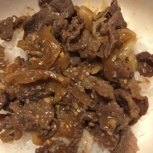 男子にウケる！自家製味噌だれ焼肉丼